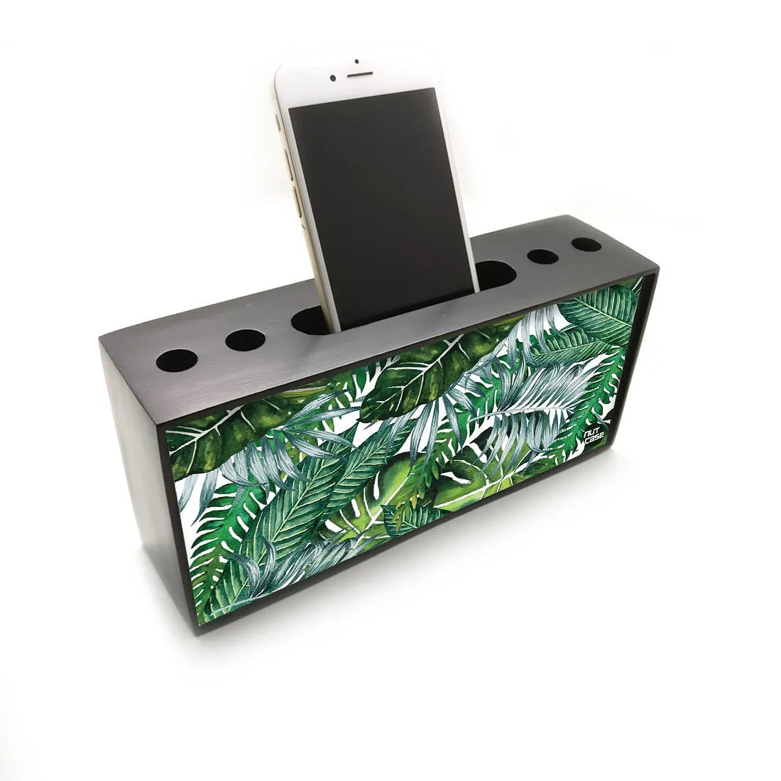 Pen Mobile Stand Holder Desk Organizer - Monstera