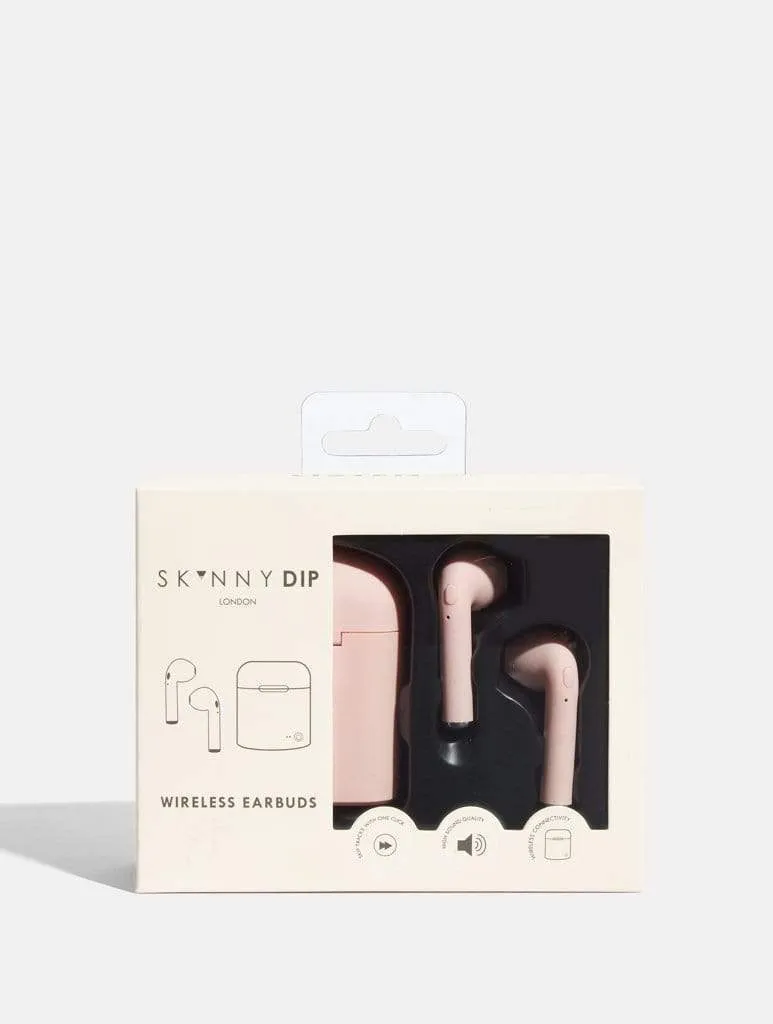 Pink Wireless Earbuds