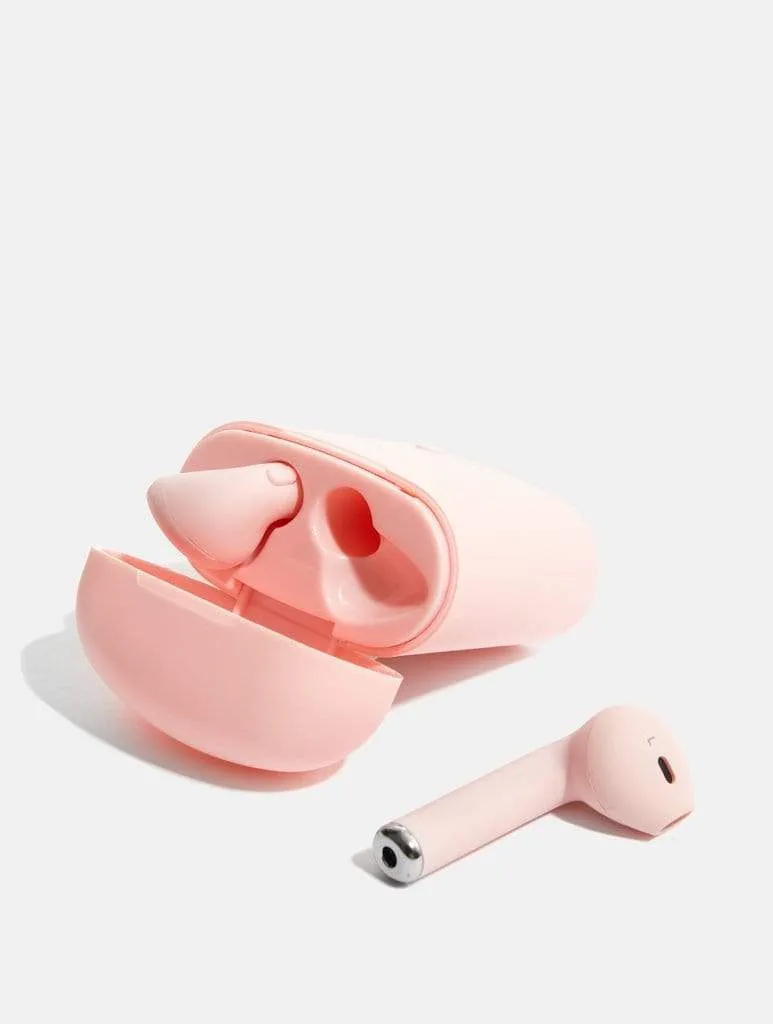 Pink Wireless Earbuds