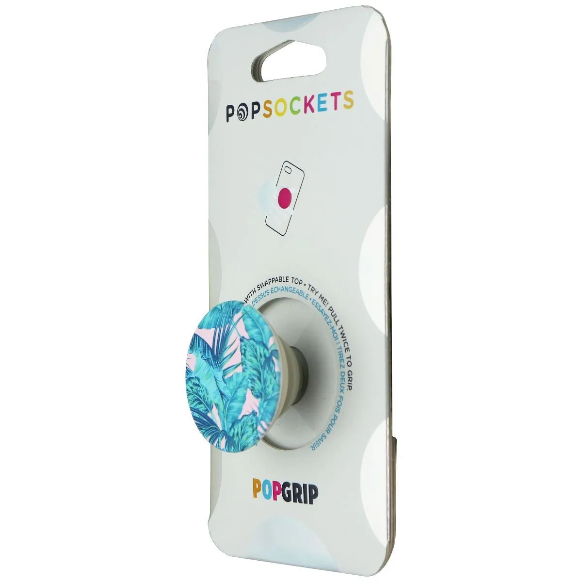 PopSocket PopGrip Swappable Phone Grip and Stand - Miami Strip