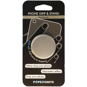 PopSockets: Collapsible Grip & Stand for Phones and Tablets - Aluminum Grey