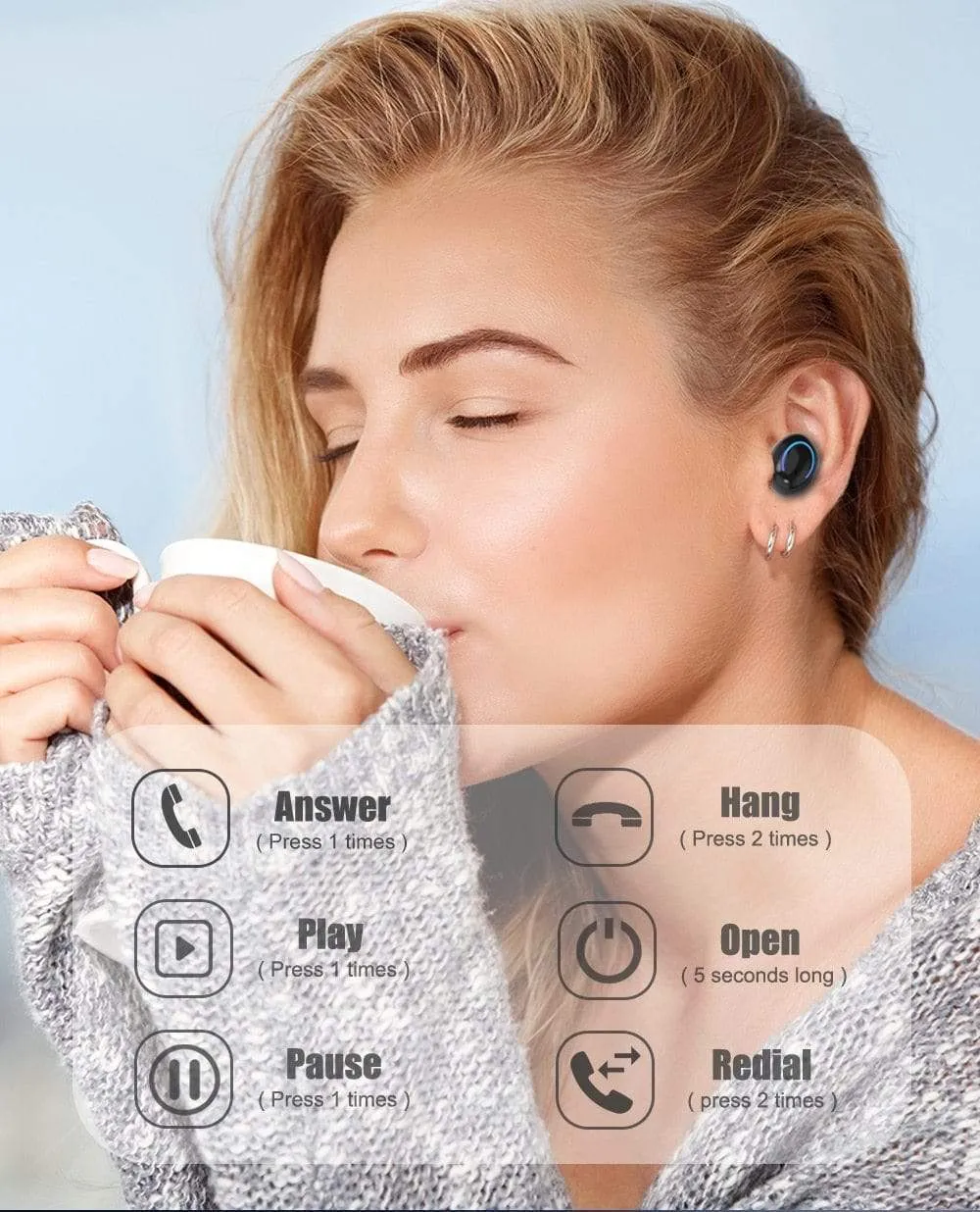 Premium Touch Wireless Earbuds