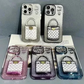 Pretty Lady Glitter Phone Case (For iPhones)