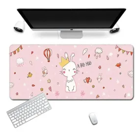 Princess Cat Gaming Keyboard and Mouse Pad