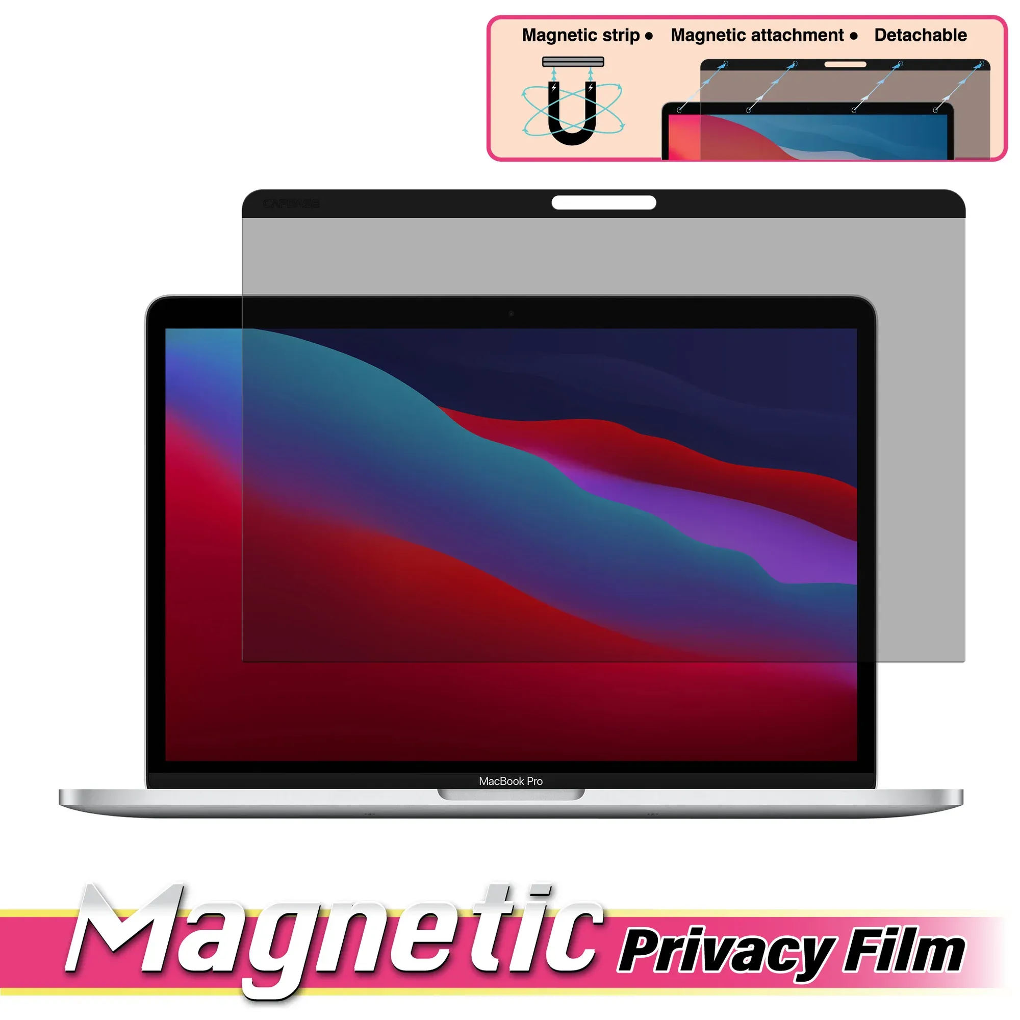 Privacy Magnetic Screen Protector for MacBook Pro 13” M2, M1, 2023-2016