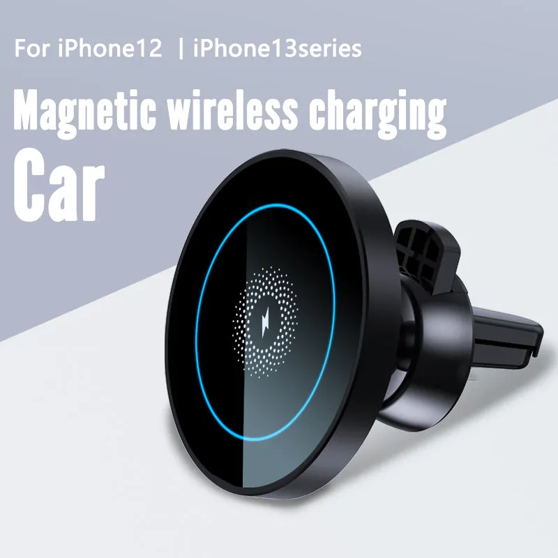 R-Just 15W Magnetic Car Wireless Charging Bracket for Apple 12/13 series