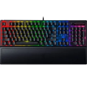 Razer BlackWidow V3 Mechanical Yellow Switch Gaming Keyboard RGB Wrist Rest