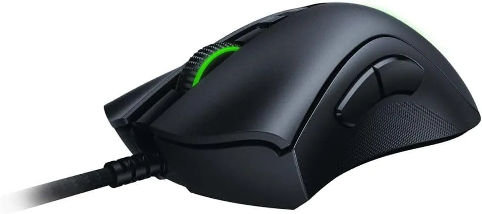 RAZER DeathAdder V2 - Wired USB Gaming Mouse with Ergonomic Comfort, Optical Switches, Optical Focus   20K Sensor, Speedflex Cable, Built-in Memory, Programmable