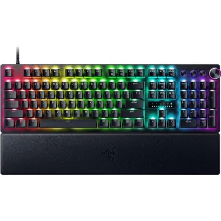 Razer | Gaming Keyboard | Huntsman V3 Pro | Gaming Keyboard | Wired | Nordic | Black | Analog Optical