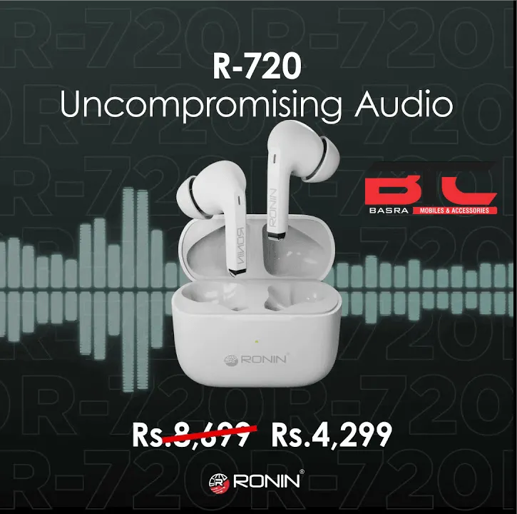 Ronin R-720 Bluetooth 5.3 Earbuds - Wireless Bluetooth