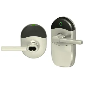 Schlage NDEBSIJ-BRK-619 ENGAGE Series Wireless Cylindrical Lock, FSIC Prep Less Core, Satin Nickel