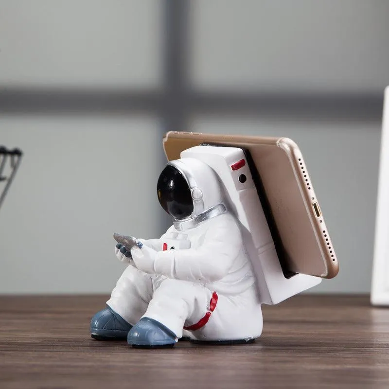 Simple Astronaut Mobile Phone Stand Student Desktop Holder