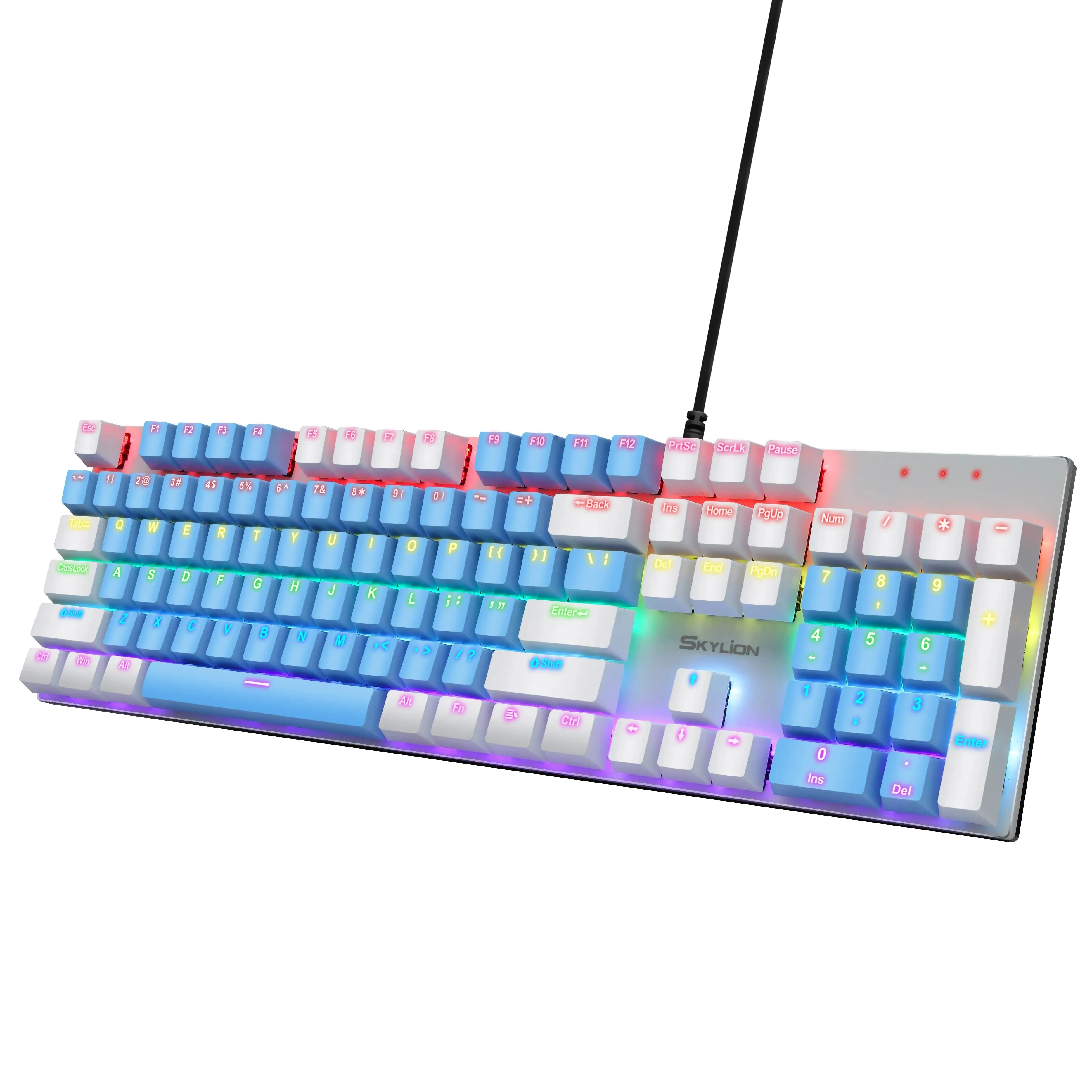 SKYLION G300 Wired Mechanical Keyboard 28 Kinds of Colorful