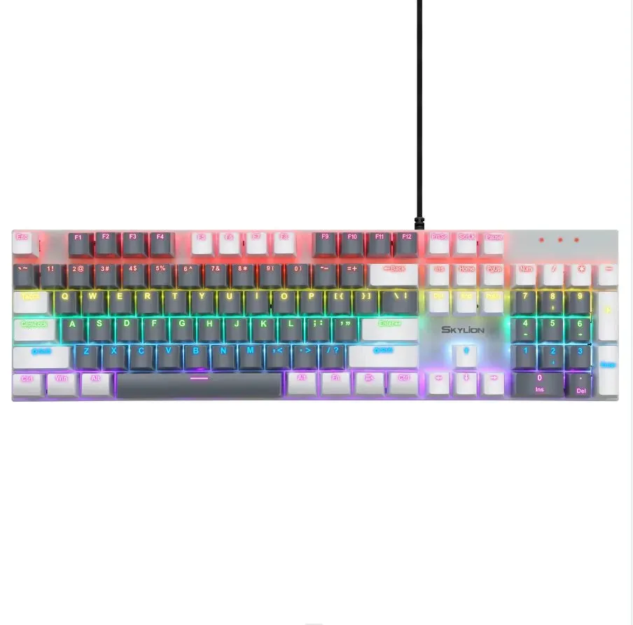 SKYLION G300 Wired Mechanical Keyboard 28 Kinds of Colorful