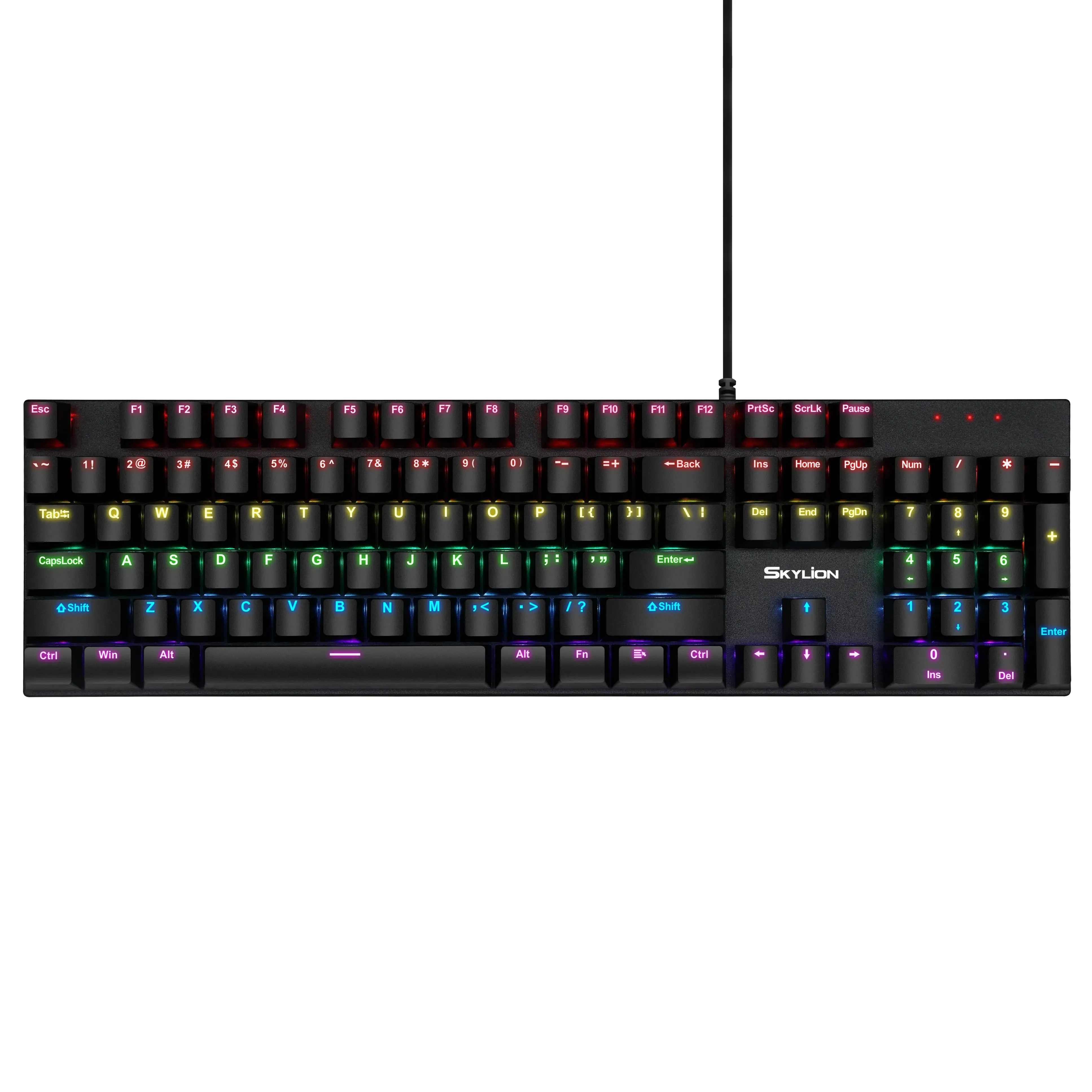 SKYLION G300 Wired Mechanical Keyboard 28 Kinds of Colorful