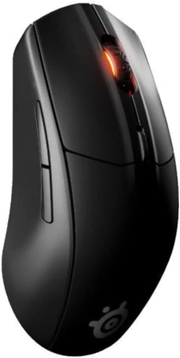 SteelSeries Rival 3 Wireless - Wireless Gaming Mouse - 400  Hour Battery Life - Dual Wireless 2.4 GHz and Bluetooth 5.0 - 60 Million Clicks - 18,000 CPI , Black