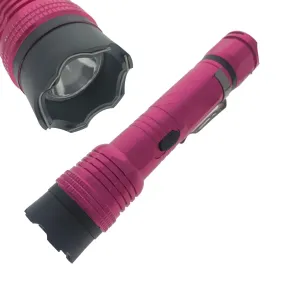 Stun Gun with Flaslight 6.75" Pink - 3 Million Volt