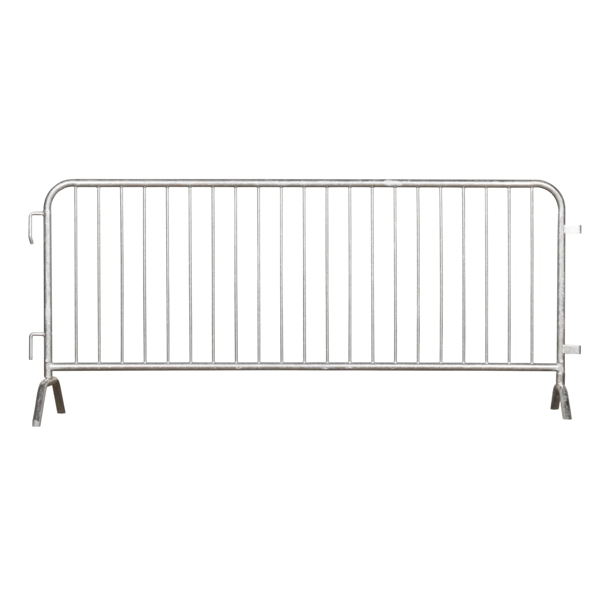 *SUPER BUY* Pack of (10) Heavy Duty Interlocking Steel Barricades, 8.5 Ft.