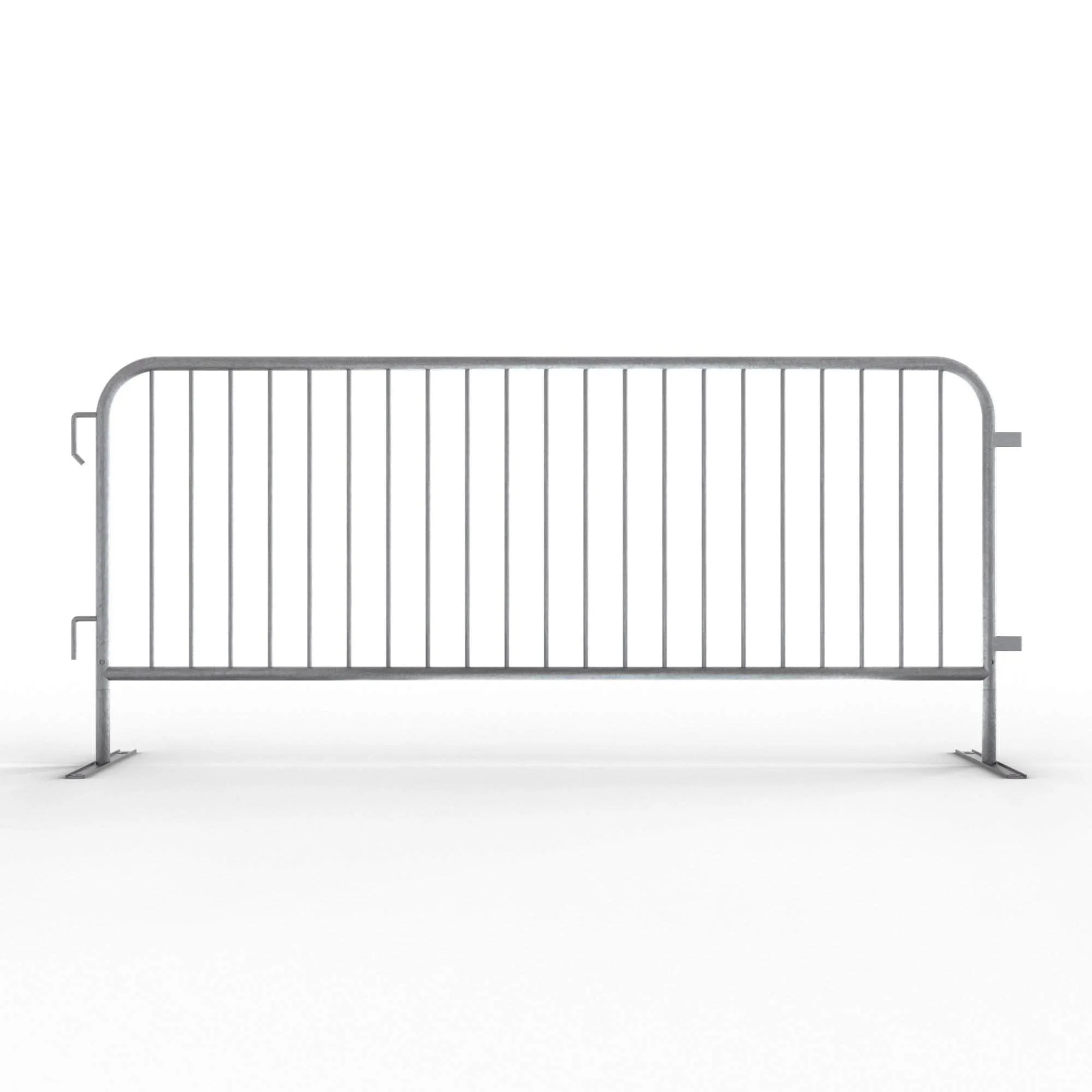 *SUPER BUY* Pack of (10) Heavy Duty Interlocking Steel Barricades, 8.5 Ft.