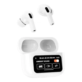 Swetz HD Touch Dislay Wireless Earbuds With 60*hrs & Quad ENC Mic