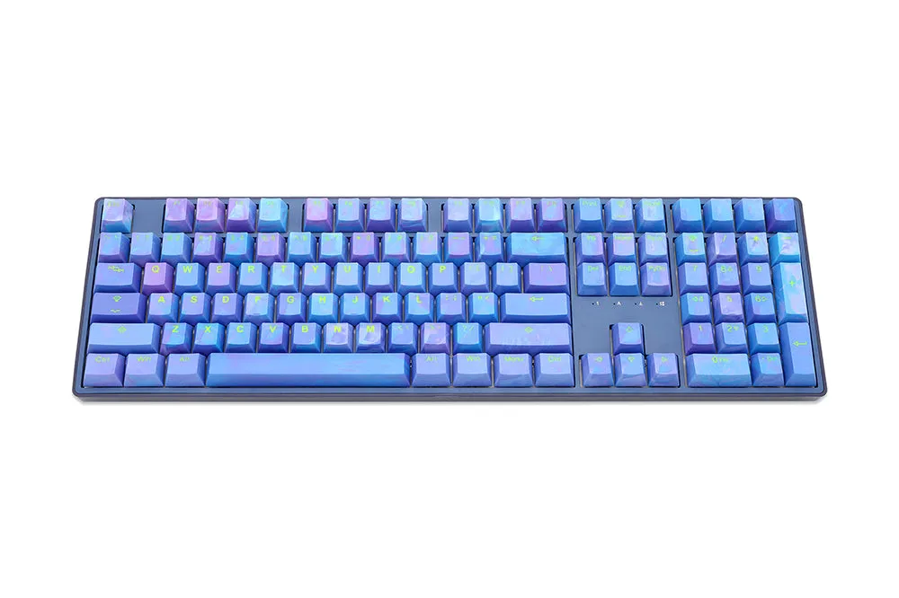 Taihao Avatar G2 Doubleshot keycaps for diy gaming mechanical keyboard Cubic OEM Profile for BM60 BM68 BM80 BM65 Purple Blue