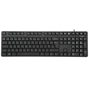 Targus - Keyboard - Antimicrobial - Antimicrobial - Usb - Qwerty - Uk - Black