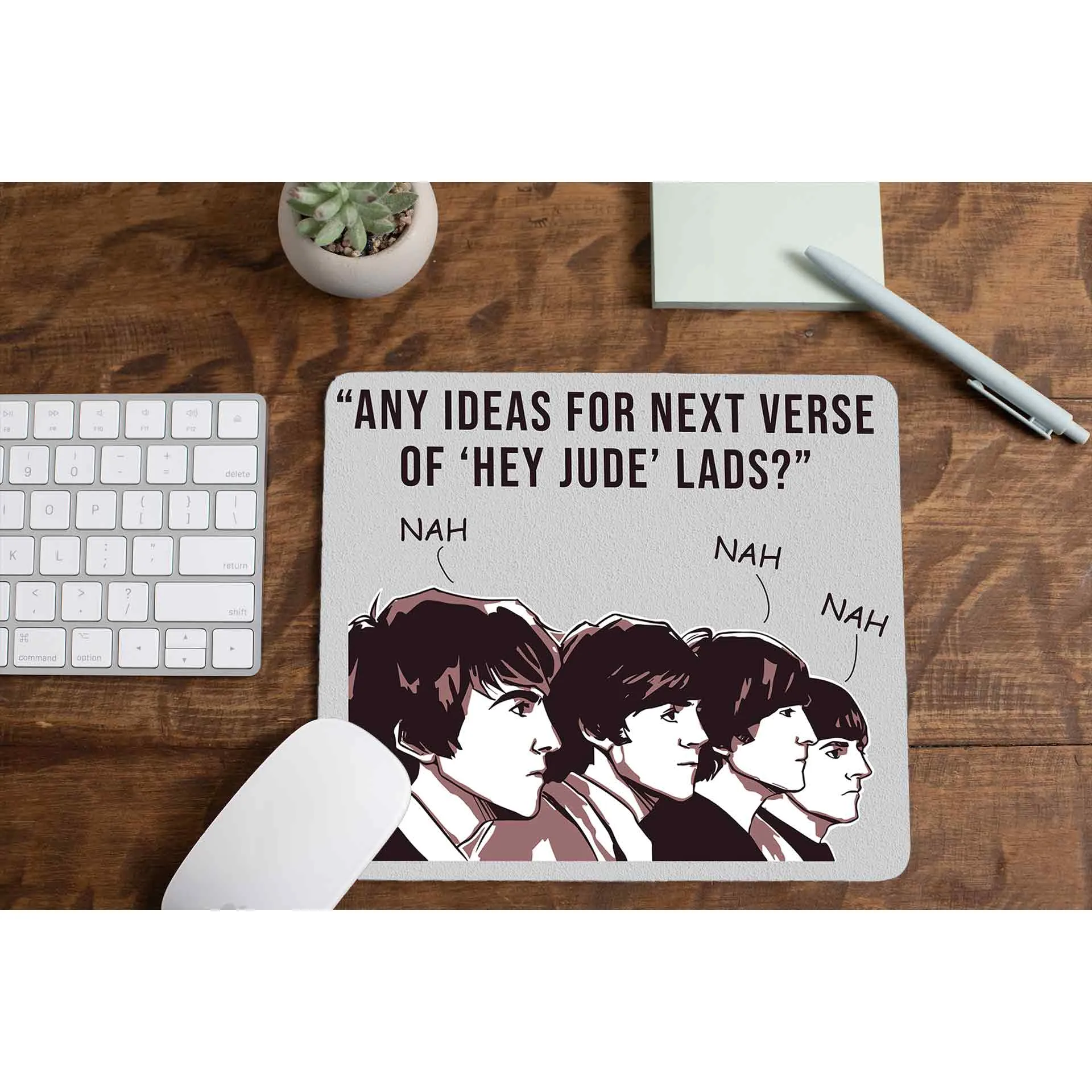 The Beatles Mousepad - Hey Jude Meme