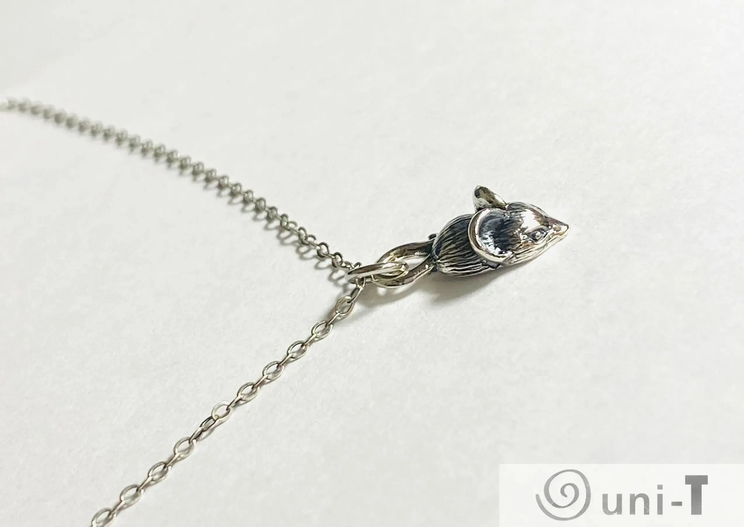 Tiny Mouse Necklace, Mice Necklace,Mouse, Sweet Mouse Necklace*