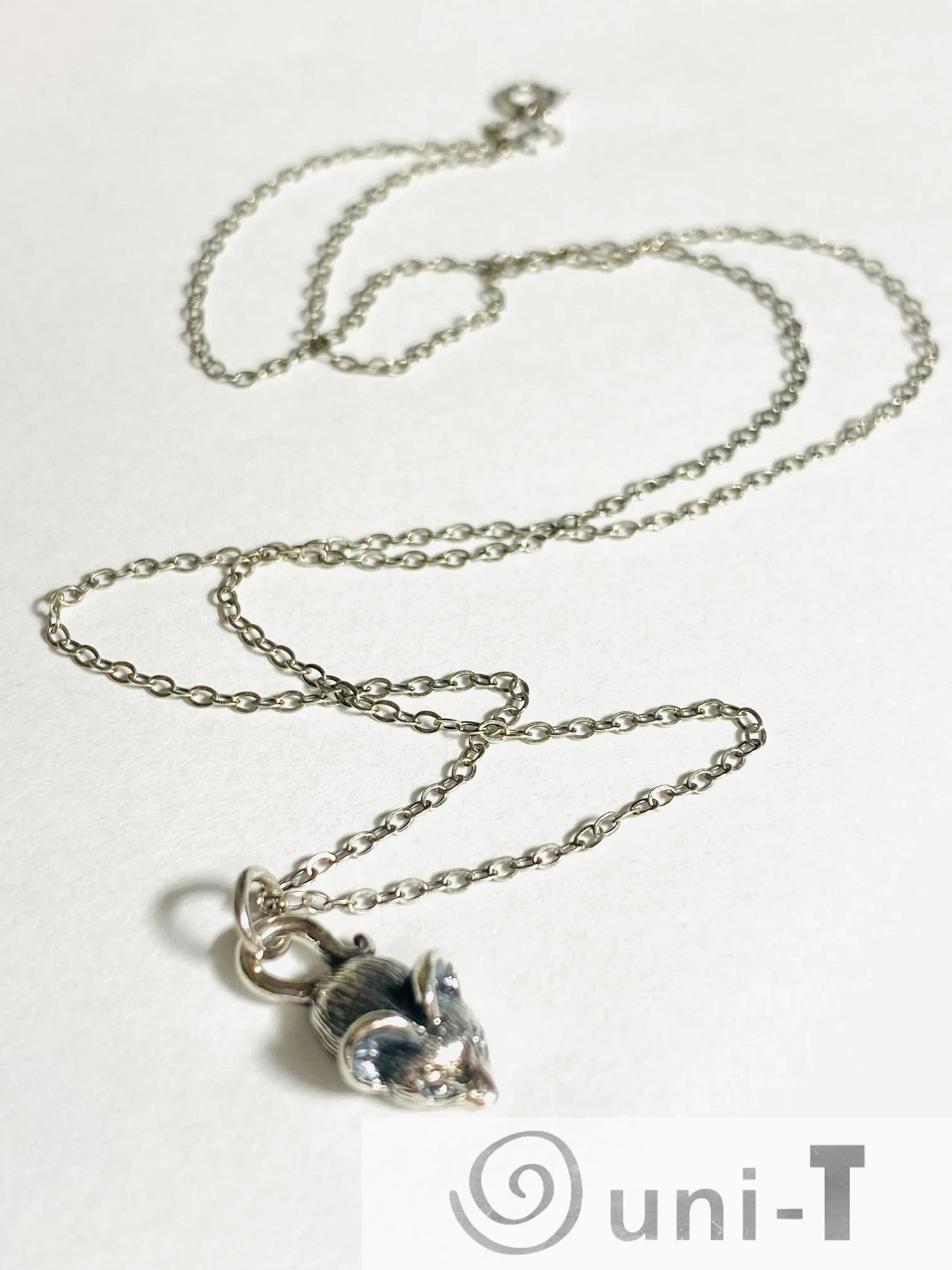 Tiny Mouse Necklace, Mice Necklace,Mouse, Sweet Mouse Necklace*