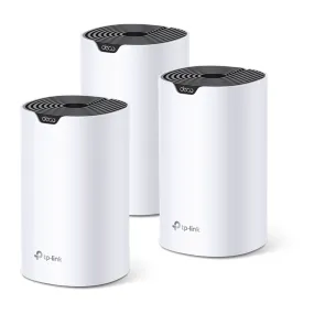 TP-Link Deco S4 (3-Pack) AC1200 Whole Home Mesh Dual Band Wi-Fi System with 1300Mbps at 5GHz, 600Mbps at 2.4GHz, Covers Up to 4,000 sq.ft., Connect 100 Devices, Router/Access Point Mode, MU-MIMO, Beamforming, IPv6, QoS, Alexa Supported