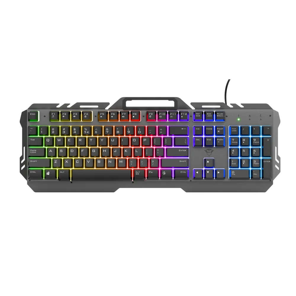 Trust GXT853 Esca Metal Rainbow Gaming Keyboard