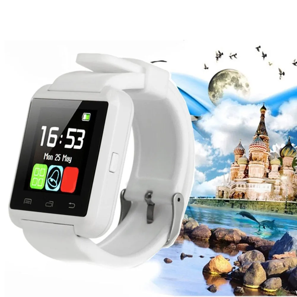 U8 Bluetooth Smart Watch with Call, Sleep Monitor, Altimeter,  Pedometer for Android and iPhones