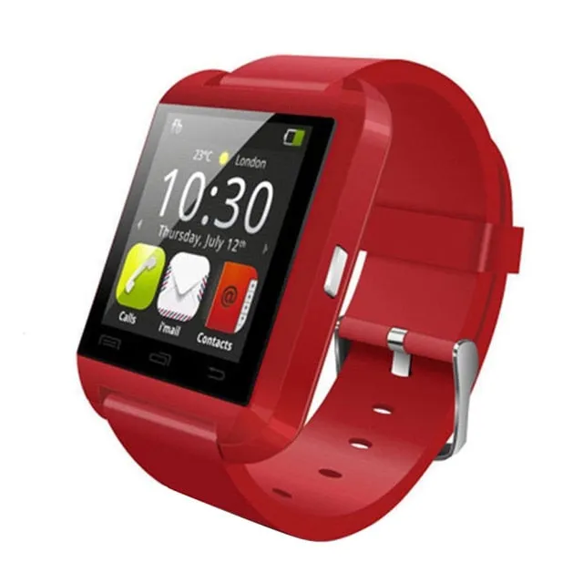 U8 Bluetooth Smart Watch with Call, Sleep Monitor, Altimeter,  Pedometer for Android and iPhones