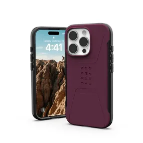 UAG Civilian Magsafe Case - Apple iPhone 16 Pro - Bordeaux (UAG-I16PR-CMBX)