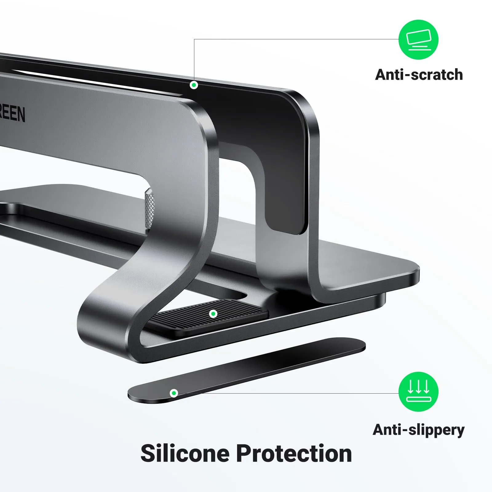 UGREEN Adjustable Vertical Laptop Stand