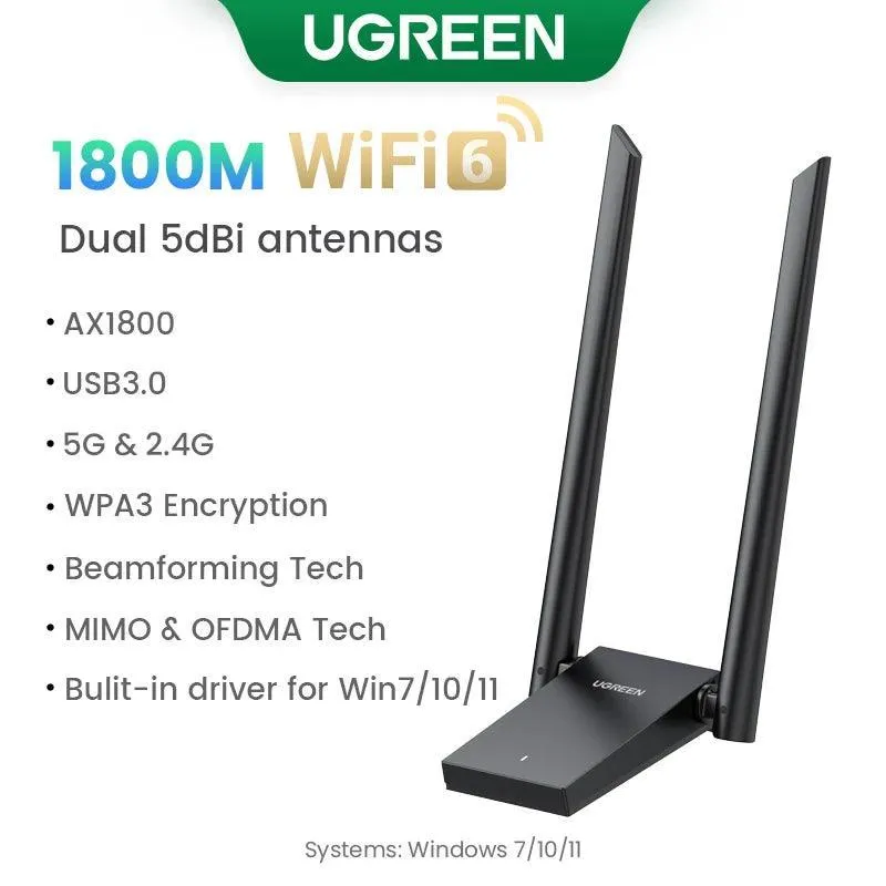 UGREEN WiFi Adapter: Lightning-Fast Dual-Band Connectivity