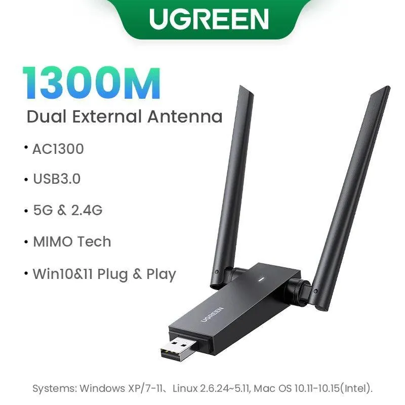 UGREEN WiFi Adapter: Lightning-Fast Dual-Band Connectivity