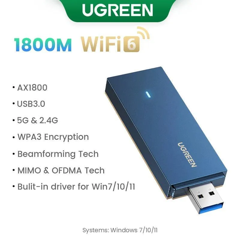 UGREEN WiFi Adapter: Lightning-Fast Dual-Band Connectivity