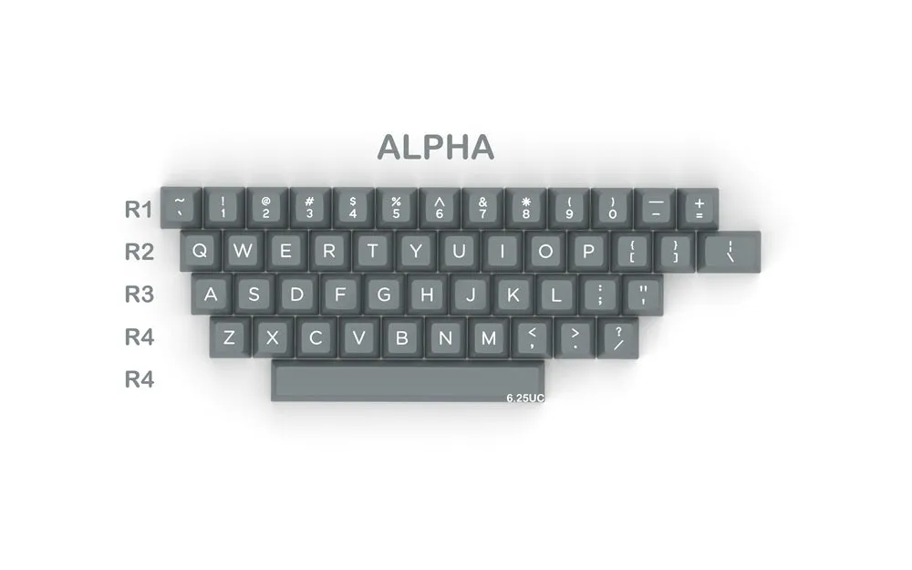 [Wholesale]Domikey SA abs doubleshot keycap set Crisis SA profile for mx stem keyboard