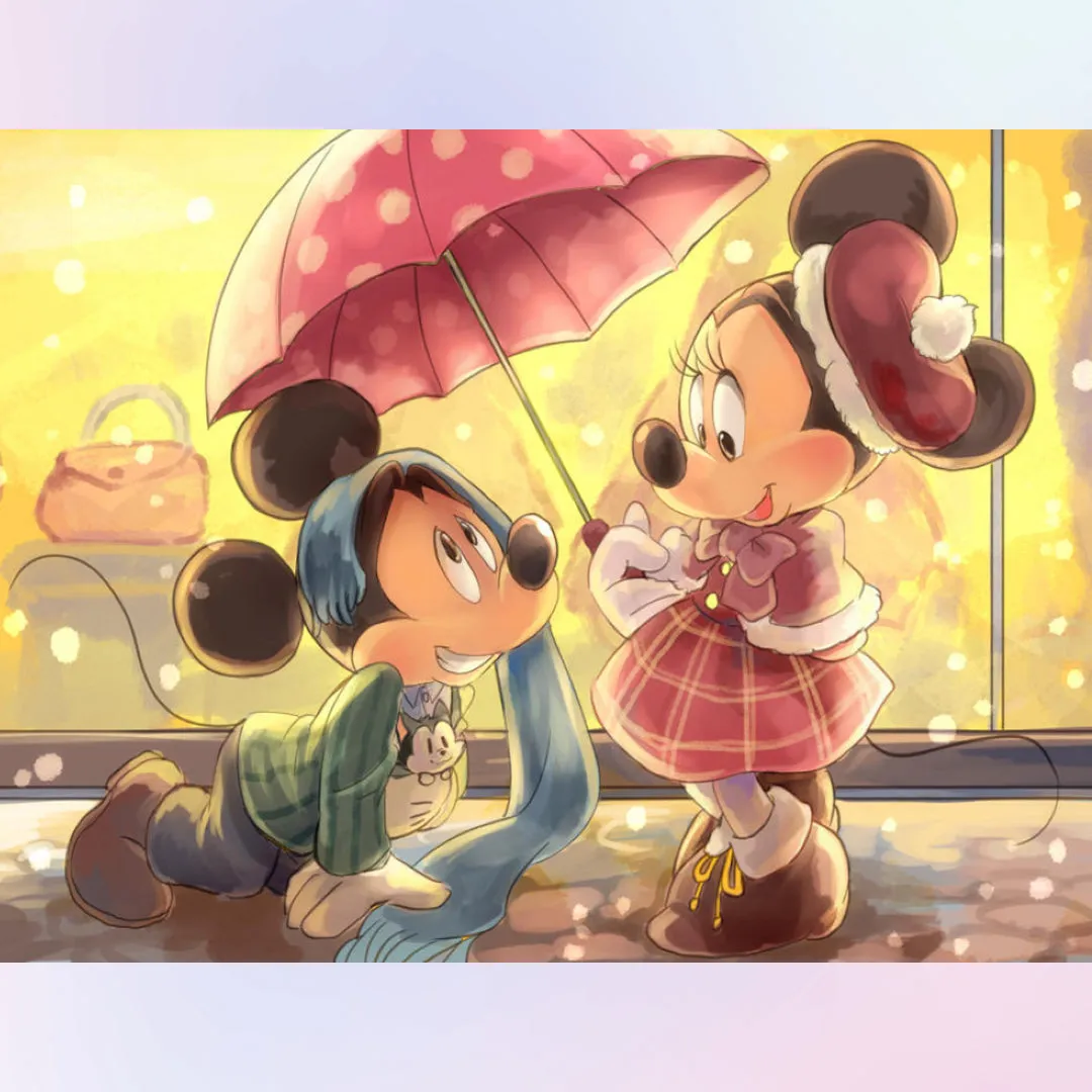 Winter Date Mickey and Minnie