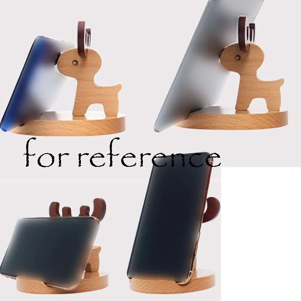 Wooden Desktop Bedside Cell Phone Holder