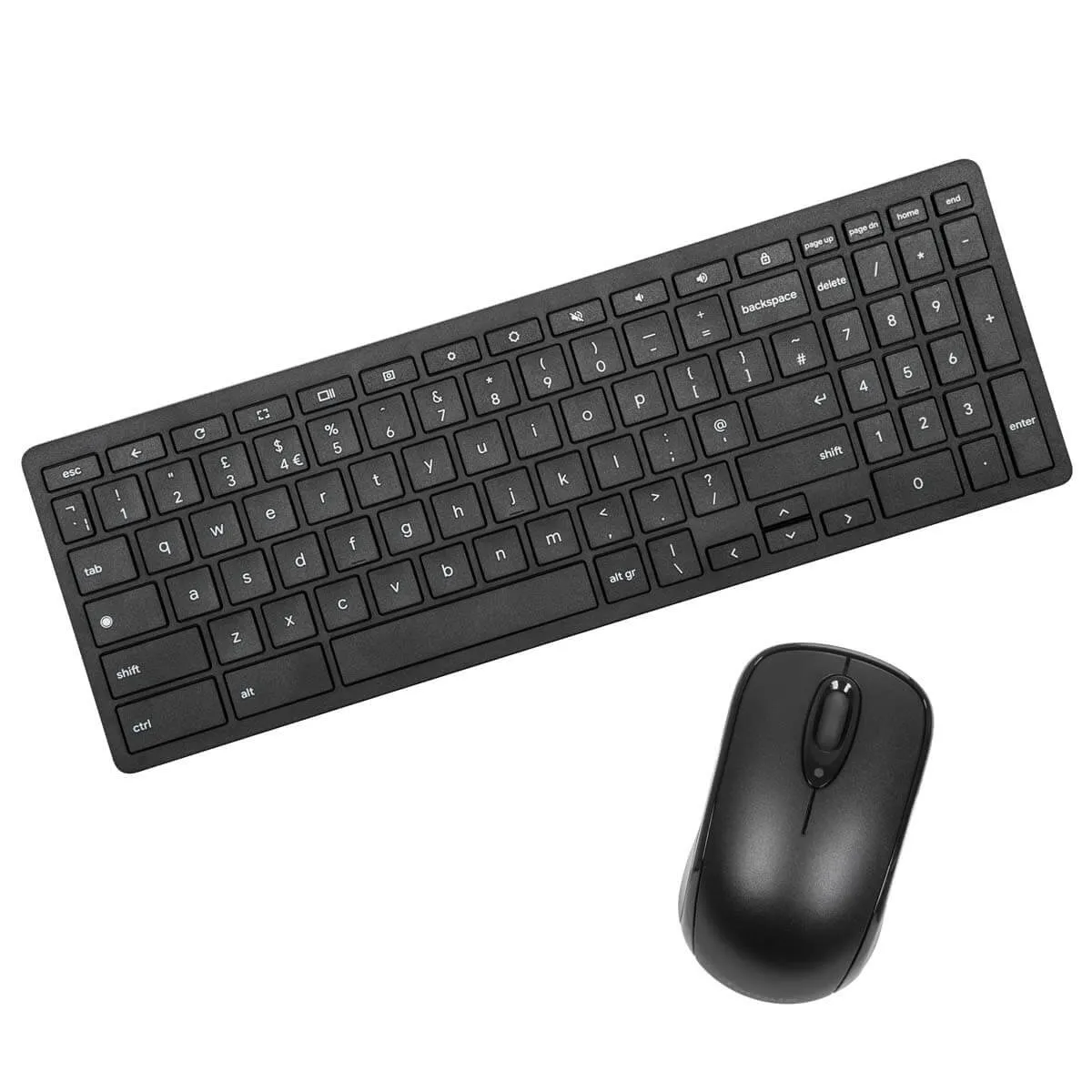 Works With Chromebook™ Bluetooth® Antimicrobial Keyboard (UK) and Works With Chromebook™ Bluetooth® Antimicrobial Mouse Bundle