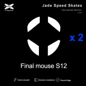 X-Raypad Jade Mouse Skates for Finalmouse Ultralight 2 / Starlight-12 / UltralightX