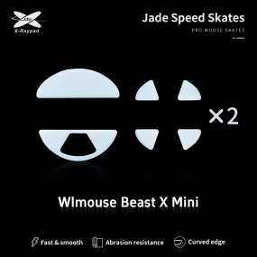 X-Raypad Jade Mouse Skates for WLmouse Beast X Mini