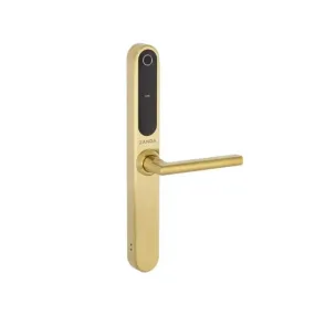 Zanda Stealth Smart Lock Longplates Satin Brass